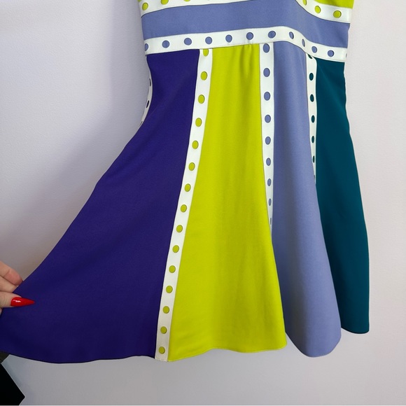 NEW! Missoni Colorful Summer Dress w/Leather Detail - Picture 3 of 11